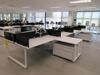 STEELCASE 8 PERSON WORK STATION W/ 8 CABINETS AND NO CHAIRS 24' X 11' X 29", (2ND FLOOR) - 2