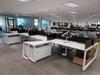 STEELCASE 8 PERSON WORK STATION W/ 8 CABINETS AND NO CHAIRS 24' X 11' X 29", (2ND FLOOR)