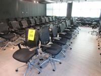 LOT OF (14) @ THE OFFICE BLACK CHAIRS PNEUMATIC 3 LEVERS, (2ND FLOOR)