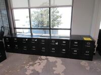 LOT OF (17) 2 DRAWER FILE CABINETS, (2ND FLOOR)