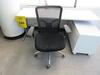 6'FT LONG WHITE TABLE WITH STEELCASE 2 DRAWER CABINET AND OFFICE CHAIR, (3RD FLOOR) - 2