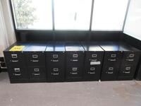 LOT OF (14) 2 DRAWER FILE CABINETS, (2ND FLOOR)