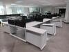 STEELCASE 8 PERSON WORK STATION W/ 8 CABINETS AND NO CHAIRS 26' X 11' X 29", (2ND FLOOR) - 2