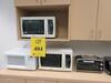 LOT ASST'D MICROWAVES, SMALL OSTER OVEN, AND TOASTERS, (1ST FLOOR) - 2