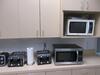 LOT ASST'D MICROWAVES, SMALL OSTER OVEN, AND TOASTERS, (1ST FLOOR) - 3