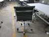 WHITE CONFERENCE TABLE WITH METAL LEGS ON CASTERS 7' X 3' X 29", (6) BLACK AND CHROME CHAIRS, (2P PARKING LOT) - 3
