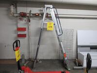 LOUISVILLE 6'FT ALUMINUM LADDER, (1P PARKING LOT)