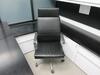 STEELCASE WOOD U - SHAPE DESK W/ BLACK CHAIR AND WOOD OVERHEAD CABINET, (1ST FLOOR) - 3