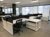 STEELCASE 6 PERSON WORK STATION W/ 6 BLACK @ THE OFFICE CHAIRS 18' X 11', (1ST FLOOR) - 3