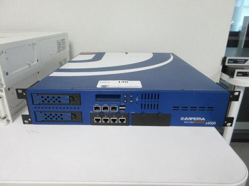 IMPERVA SECURESPHERE MODEL: X4500 FIREWALL, INTEL XEON E5440 2.8GHZ, 8GB RAM, 2 X 1TB HARD DRIVES, (2ND FLOOR)