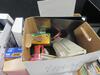 LOT ASST'D OFFICE SUPPLIES, LABELS, PENS, WHITE-OUT, CABLES, METAL TRAYS - 4