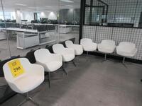 LOT OF (10) PBD WHITE SIDE CHAIRS, (2ND FLOOR)