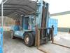 1999 TAYLOR MODEL TY-220M HEAVY DUTY FORKLIFT, DETROIT 4 CYLINDER DIESEL ENGINE, AUTOMATIC TRANSMISSION, STANDARD MAST, 22,000 LB. CAPACITY, SIDE SHIFT, POWER STEERING, PNEUMATIC TIRES (BLUE), WITH 9120 HOURS, (LOCATION 165 DISTRIBUTION DRIVE #B POOLER, G - 2