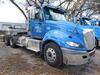 2016 INTERNATIONAL MODEL PROSTAR+ 122 NON-SLEEPER CONVENTIONAL, CUMMINS ISX15 ENGINE, 450 H.P., DEF TANK, 8LL TRANSMISSION, 46,000 LB. REAR ENDS, FULL SCREW, AIR RIDE SUSPENSION, DUAL ALUMINUM FUEL TANKS, SLIDING 5TH, HEADACHERACK, 208 INCH WHEEL BASE, 11 - 5