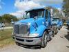 2010 INTERNATIONAL MODEL 8600 SBA 6X4 TRANSTAR CONVENTIONAL, 32 INCH FLAT TOP SLEEPER, CUMMINS ISM ENGINE, 410 H.P., ENGINE BRAKE, EATON FULLER 10 SPEED TRANSMISSION, 40,000 LB. REAR ENDS, FULL SCREW, 3.70 RATIO, LO-LEAF AIR RIDE SUSPENSION WITH DUMP VALV - 3