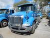 2010 INTERNATIONAL MODEL 8600 SBA 6X4 TRANSTAR CONVENTIONAL, 32 INCH FLAT TOP SLEEPER, CUMMINS ISM ENGINE, 410 H.P., ENGINE BRAKE, EATON FULLER 10 SPEED TRANSMISSION, 40,000 LB. REAR ENDS, FULL SCREW, 3.70 RATIO, LO-LEAF AIR RIDE SUSPENSION WITH DUMP VALV - 3