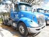 2010 INTERNATIONAL MODEL 8600 SBA 6X4 TRANSTAR CONVENTIONAL, 32 INCH FLAT TOP SLEEPER, CUMMINS ISM ENGINE, 410 H.P., ENGINE BRAKE, EATON FULLER 10 SPEED TRANSMISSION, 40,000 LB. REAR ENDS, FULL SCREW, 3.70 RATIO, LO-LEAF AIR RIDE SUSPENSION WITH DUMP VALV - 2