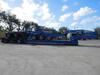 2011 TRAIL KING TK140 HYDRAULIC DETACHABLE TRAILER, 2008 FLATBED DECK, 56 FT. LONG, 102 INCHES WIDE, 8 FT. NECK EXTENSION, TRI-AXLE, 70 TON CAPACITY, 22.5 LOW PROFILE TIRES, STEEL DISC WHEELS, 2011 TRAIL KING WHEEL AREA, AIR RIDE SUSPENSION, 3-AXLE WHEEL, - 3