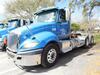 2015 INTERNATIONAL MODEL PROSTAR+ 122 6X4 NON-SLEEPER CONVENTIONAL, CUMMINS ISX15 ENGINE, 450 H.P., ENGINE BRAKE, EATON FULLER 8 SPEED TRANSMISSION WITH LOW LOW, 46,000 LB. REAR ENDS, FULL SCREW, AIR RIDE SUSPENSION WITH DUMP VALVE, DUAL 80 GALLON FUEL TA