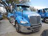 2015 INTERNATIONAL MODEL PROSTAR+ 122 6X4 NON-SLEEPER CONVENTIONAL, CUMMINS ISX15 ENGINE, 450 H.P., ENGINE BRAKE, EATON FULLER 8 SPEED TRANSMISSION WITH LOW LOW, 46,000 LB. REAR ENDS, FULL SCREW, AIR RIDE SUSPENSION WITH DUMP VALVE, DUAL 80 GALLON FUEL TA - 4