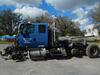 2010 INTERNATIONAL TRACTOR (FOR PARTS) MODEL 8600 SBA 6X4 TRANSTAR CONVENTIONAL, 32 INCH FLAT TOP SLEEPER, 2 DRIVE AXLES, INTERIOR MISSING PARTS, (1) 100 GALLON ALUMINUM FUEL TANK, HEADACHERACK, FITH WHEEL, (2) ALUMINUM 22.5 WHEELS, BATTERY BOX, VIN# 1HSH