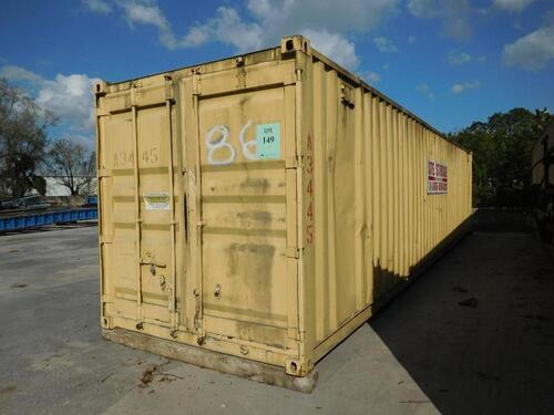 40' FOOT SHIPPING CONTAINER (DELAYED PICK UP 3/9/18