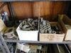 (LOT) ASST'D TRAILER PARTS, SHIMS,COIL RODS, COIL ROD NUTS, KING PIN COLLARS, D-RINGS, PLATES, RACKS INCLUDED - 4