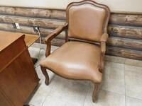 (2) LEATHER SIDE CHAIRS - MUST BE PICKED UP BY 02-28-2018 IF YOU CANNOT MEET THESE REQUIREMENTS DO NOT BID