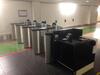 4 lane fast track ID entry system. Including freestanding desk.* - 2