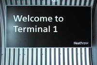 Iconic "Welcome to Terminal 1" Sign