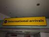 International Arrivals Illuminated Sign - 8