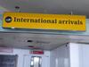 International Arrivals Illuminated Sign - 10