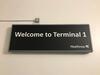 Iconic Heathrow 'Welcome to Terminal 1' illuminated sign - 4