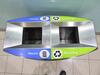 Terminal 1 modern airport recycling bin - 3