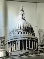 Large Glass Panel of London's iconic St Paul's Cathedral