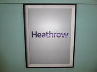 Iconic 'Heathrow' Logo mounted colour picture