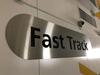 Large Fast Track Sign
