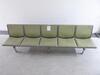 Green Leather Five person seat - 11