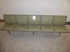 Green Leather Five person seat - 12