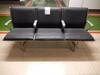 Black leather Three person seat - 2