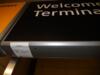 Original Heathrow 'Welcome to Terminal 1' illuminated sign - 2