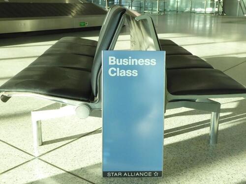 Large 'Business Class' Sign