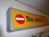 Heathrow 'No entry' illuminated sign - 5