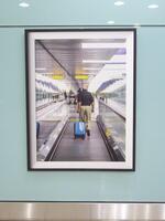 Iconic corridor image of Heathrow Terminal 1