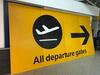 Large 'All Departure Gates' Heathrow Sign - 2