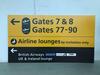 Heathrow 'Gates and Lounge' Direction sign - 3
