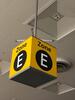 Iconic Heathrow 'Zone E' ceiling sign - 3