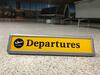 Iconic Heathrow 'Departures? sign - 3