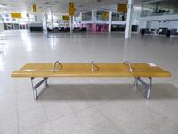 Departure gate Four person Flue seat bench