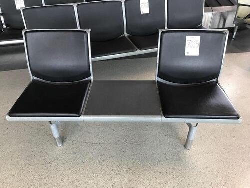 Two person seat departure gate seat